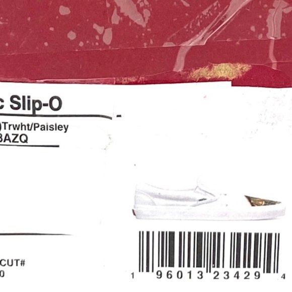 VANS Classic Slip On Shoes Low Top White Men’s Canvas Sneakers Skate VN000XG8AZQ - Picture 10 of 10